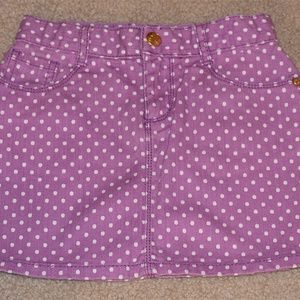 GYMBOREE BRIGHT IDEAS Lavender Dot Skirt sz 5 LNC